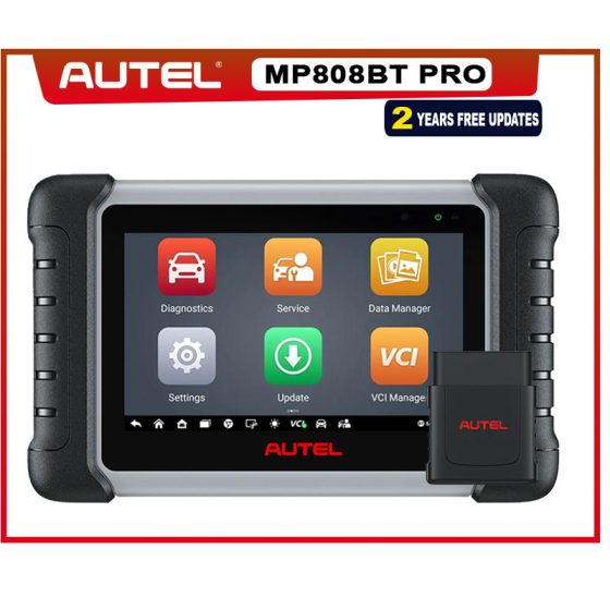 Autel MaxiPRO MP808BT Pro [2-Year Free Update] Wireless Diagnostic Scanner | 2025 New Advanced ECU Coding Bi-Directional Control OBD II Scanner | Upgrade Ver. of MP808/MP808BT